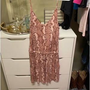 Snakeskin romper from H&M